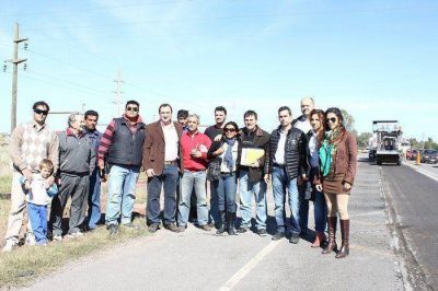 Comenzaron las obras viales en la Ruta 51