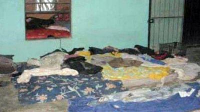 �ste es el garage en el que adoradores a San La Muerte mantuvieron cautiva a la chica