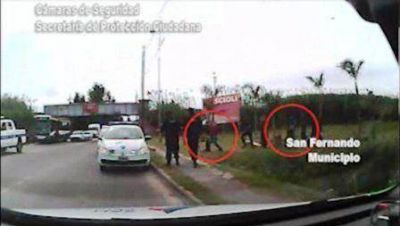 Persecuci�n a moto termin� con dos delincuentes detenidos en San Fernando 