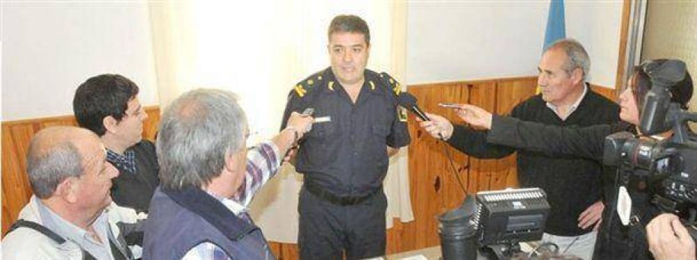 Ayer, en rueda de prensa, el jefe de la Polic�a Comunal, Ricardo Ilundain, dio detalles sobre los procedimientos