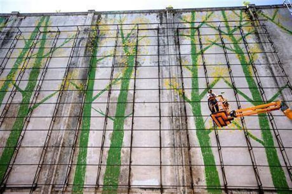 La Boca, revolucionada con la "guerra" de los murales