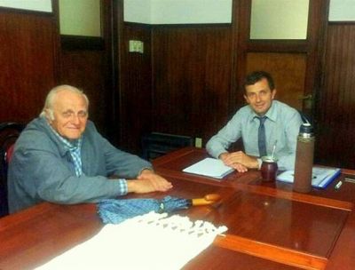 Eduardo Bucca se reuni� con el ex juez V�ctor Chiclana