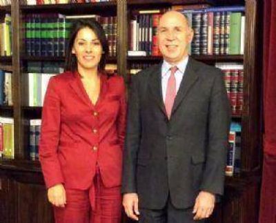 Lucila Crexell se reuni� con el Presidente de la Corte Suprema