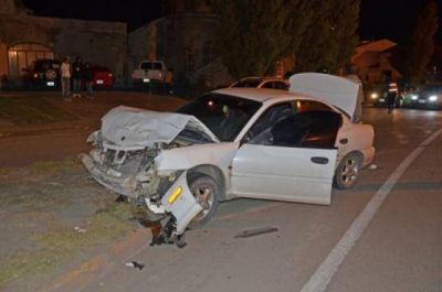 Fuerte accidente en la Autov�a 17 de Octubre dej� a una persona herida
