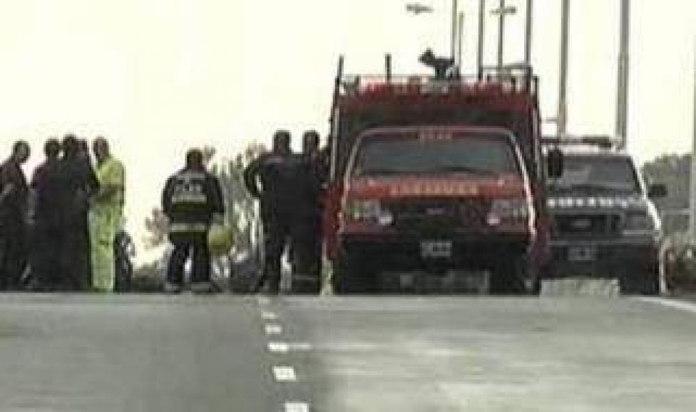 Choque y vuelco en Panamericana: Un muerto a la altura de Campana