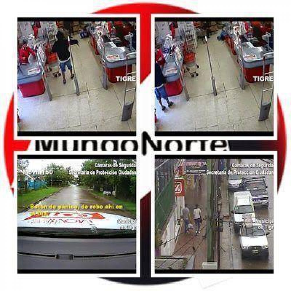 TIGRE: CON BOT�N DE P�NICO Y C�MARAS CAE BANDA DE DELINCUENTES