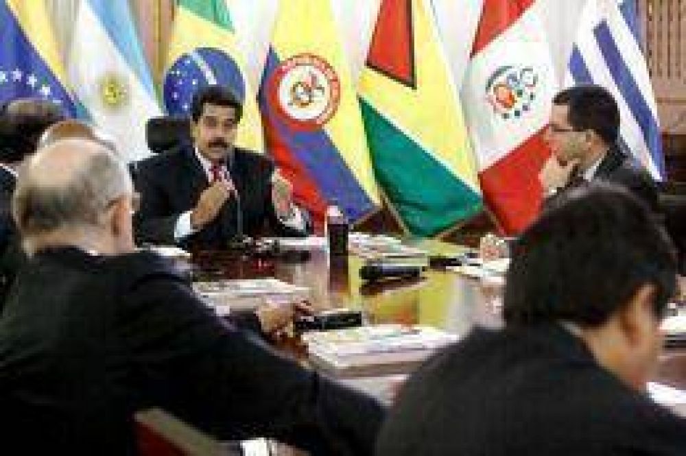 Cancilleres de Unasur destacan el clima de di�logo en Venezuela