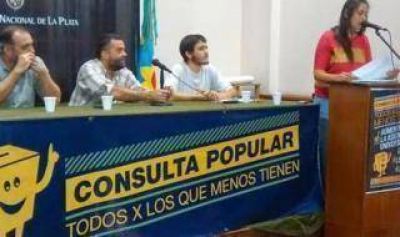 Lanzan en La Plata una consulta popular "por los que menos tienen"