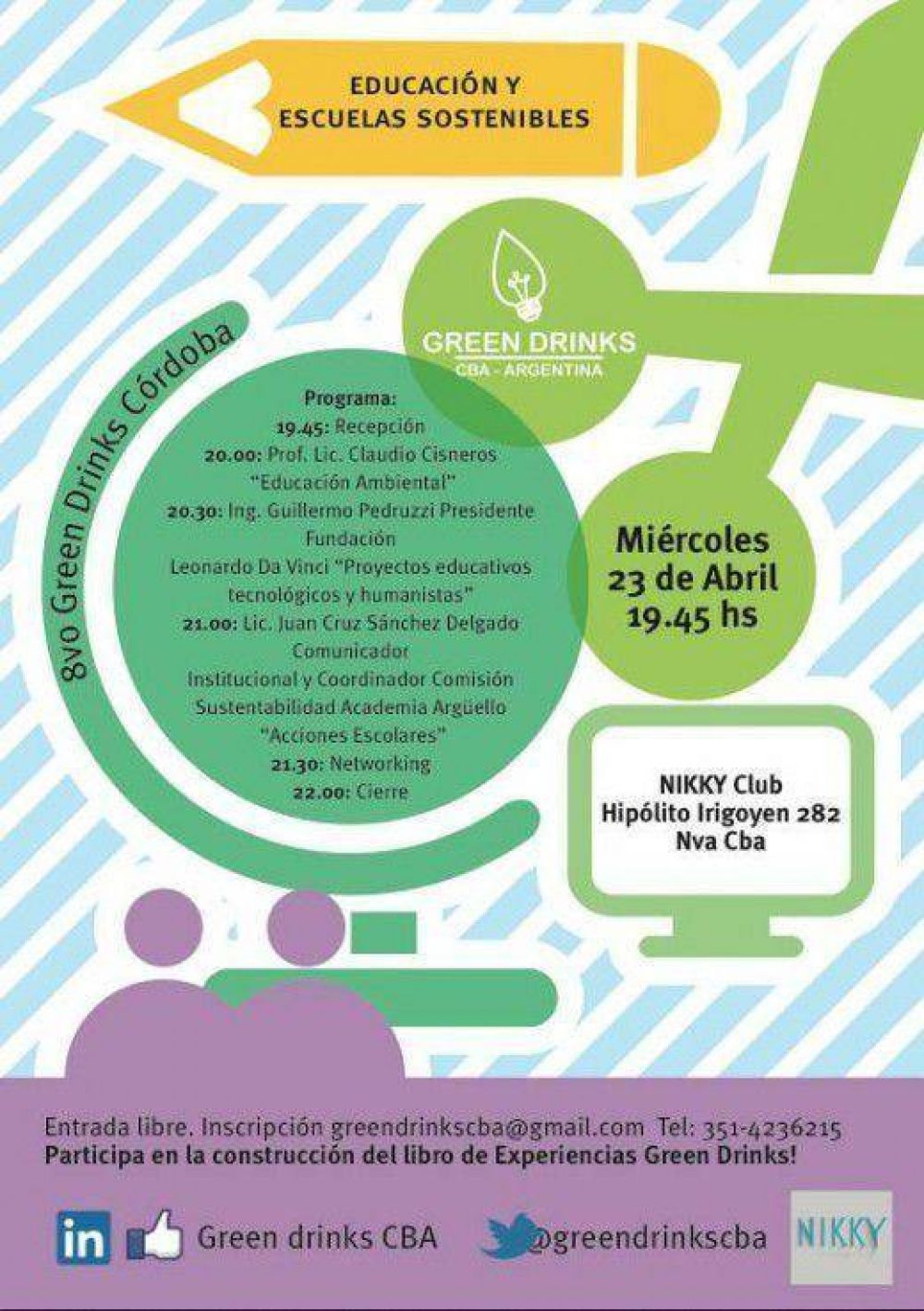Cuenta regresiva para Green Drinks C�rdoba