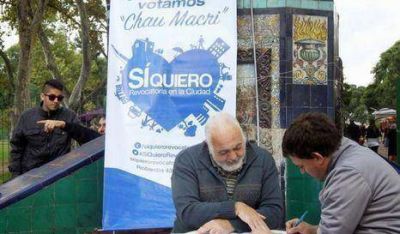 Comenz� campa�a para revocar mandato de Macri y Vidal
