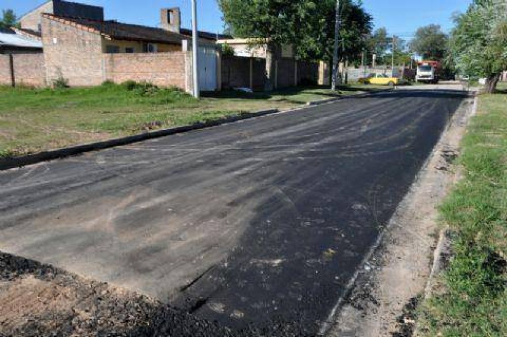 Sigue la ejecuci�n del plan de pavimentaci�n con aporte vecinal
