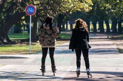 S�bado fr�o y ventoso en la ciudad de Buenos Aires
