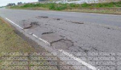 Reclaman obras en la Ruta Provincial 65