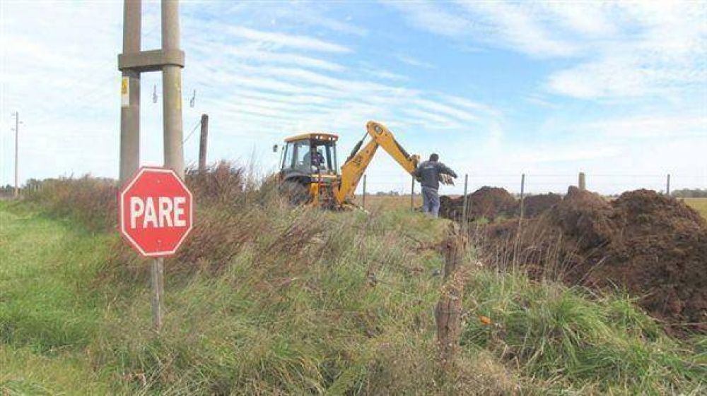 Trabajos en Ruta 5 vinculados al suministro energ�tico del Parque Industrial