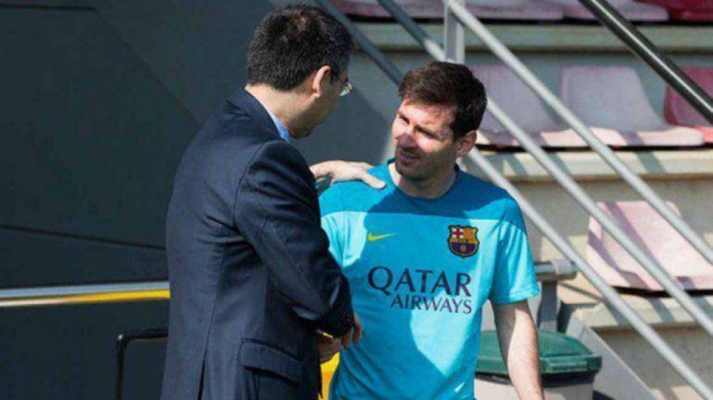 El presidente del Barcelona dijo que Messi seguir� en el club