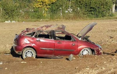 Impresionante vuelco en El Tropez�n dej� s�lo tres heridos