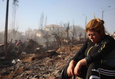Incendio de Valpara�so: culpan a la precariedad y a la falta de controles