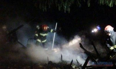 Matrimonio de ancianos muri� calcinado en el incendio de una precaria vivienda