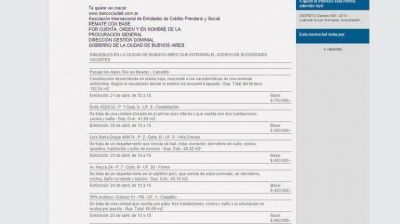El Gobierno porte�o remata en una semana cinco propiedades