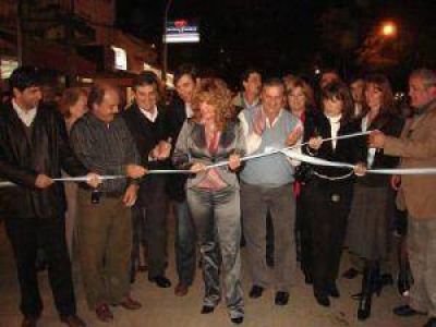 Se inaugur� la repavimentaci�n de Alberdi y el Paseo de la Civilidad 