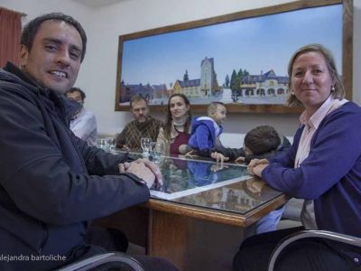 Martini recibi� la visita del diputado Cabandi�