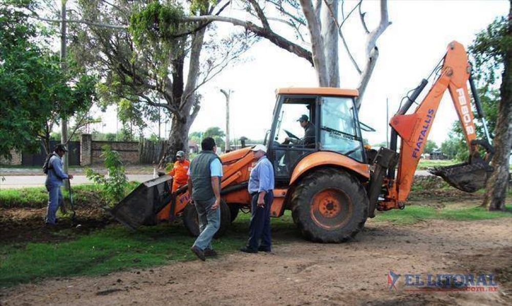 Mercedes: la Municipalidad realiz� enripiado de calles y mantenimiento de espacios verdes