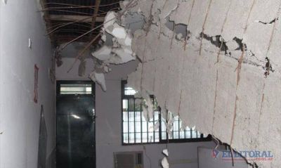 Escuela N�9: contin�an los trabajos pero advierten que son �arreglos superficiales�