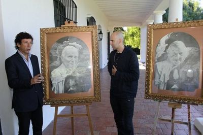 Un artista de San Isidro fue convocado por el Papa 