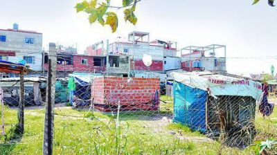 En la toma de Villa Lugano ya hay construcciones de materia
