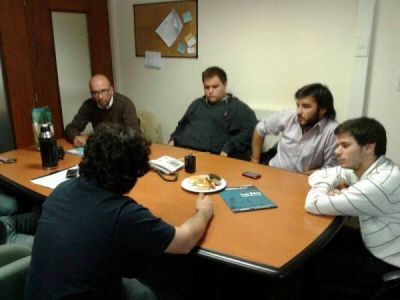 Manuel Cisneros se reuni� con el Subsecretario de Juventud de la Naci�n