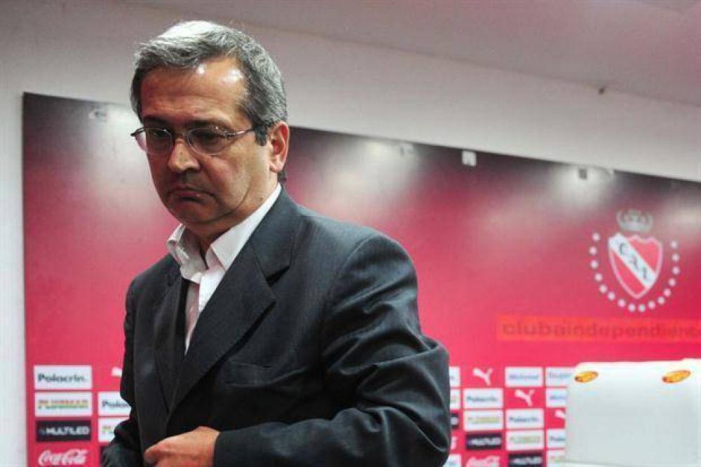 Un final anunciado para Javier Cantero: renunci a la presidencia de Independiente