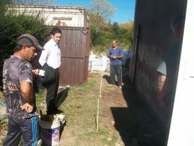 Fattorini gestion� la donaci�n de una rampa para escuela de Carlos Keen