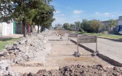 Emprenden mejoras en el bulevar Yrigoyen