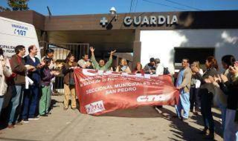 M�dicos de Cicop vuelven a las protestas con acto en San Pedro