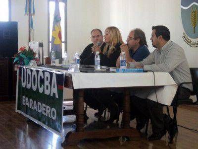 Miguel D�az, Sec. Gral de UDOCBA, visit� Baradero