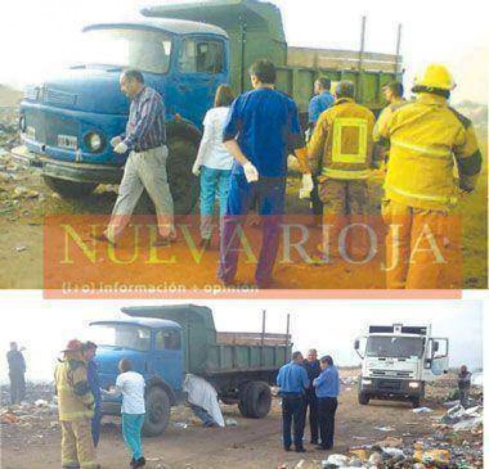 Un hombre muri� aplastado por un cami�n recolector