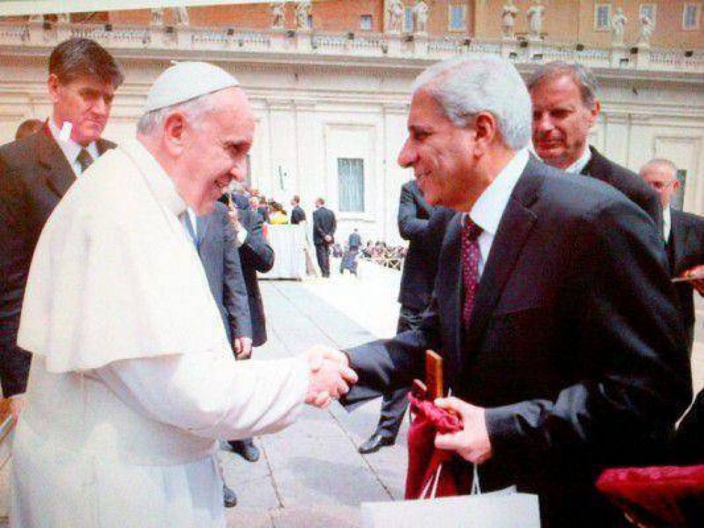 El Papa Francisco recibi� al Vicegobernador Neder
