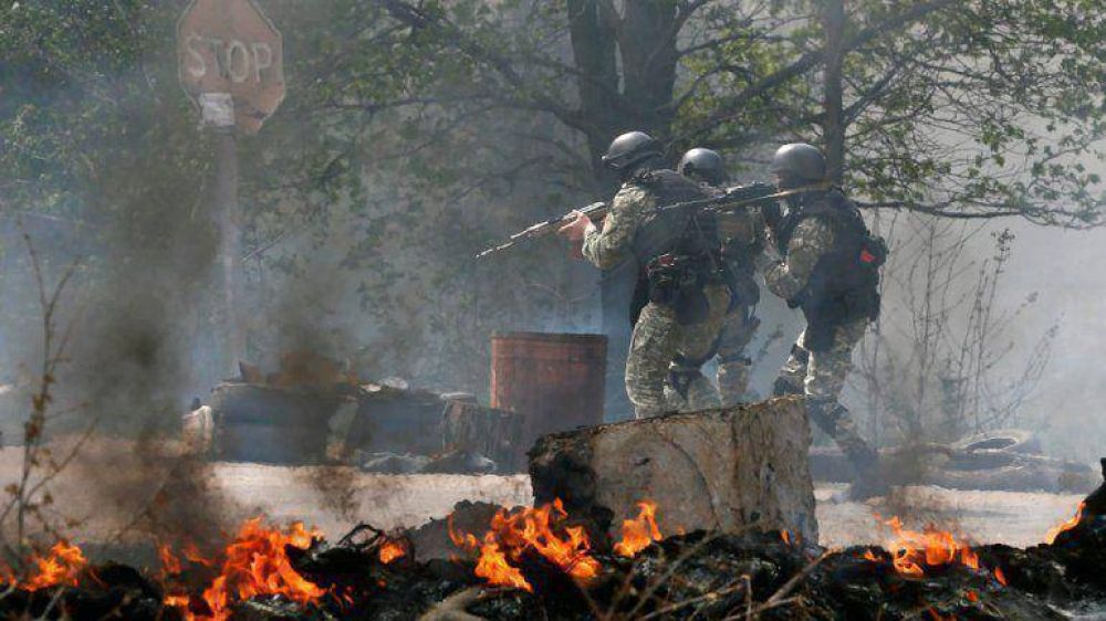Combates en Ucrania: el Ejrcito entra en Slaviansk a sangre y fuego