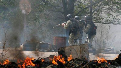 Combates en Ucrania: el Ej�rcito entra en Slaviansk a sangre y fuego