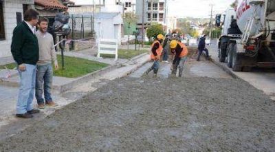 Avanza la obra de reconstrucci�n de pavimentos de hormig�n en el Puerto