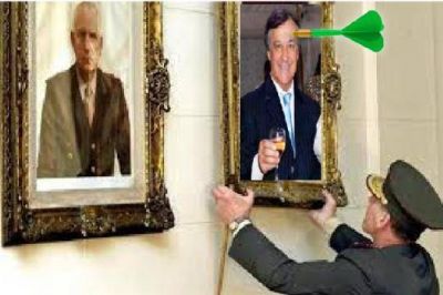 Como Kirchner con Videla�.el CUCI baj� el cuadro de Pavoni