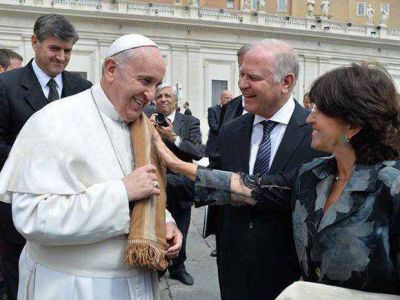 El Papa Francisco recibi� al vicegobernador de Jujuy