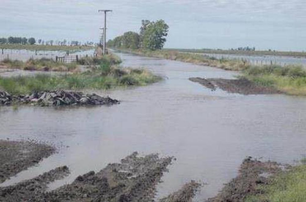 La inundaci�n a�n afecta a campos de San Justo