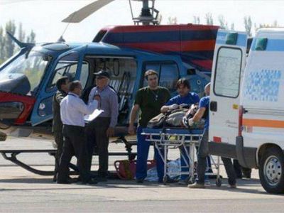 Un hombre fue rescatado en helic�ptero de la Caverna de las Brujas
