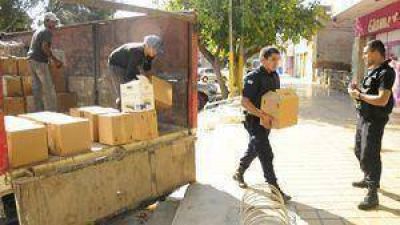 Apresaron a 7 hombres que robaban vino de una bodega
