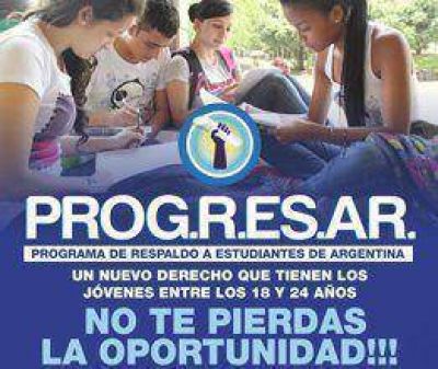 1567 j�venes de San Nicol�s cobran PROGRESAR  