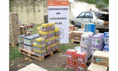 Recuperan medio mill�n de pesos en productos de limpieza