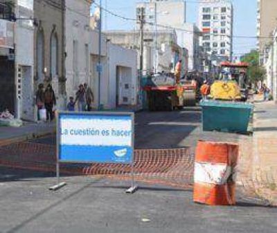 Repavimentaci�n del casco c�ntrico  