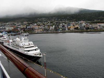 Crece la cantidad de cruceristas que arriban a la capital fueguina