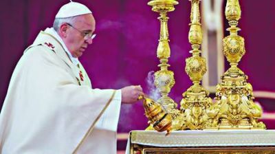 El Papa proclam� santos a Juan XXIII y a Juan Pablo II